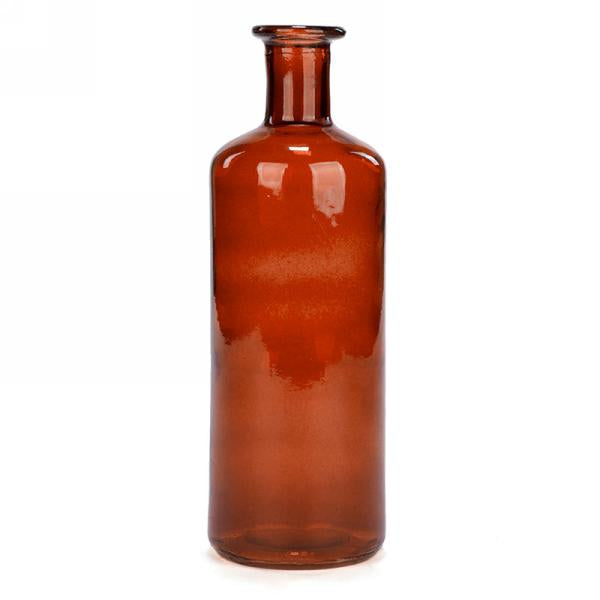 Burnt Orange Glass Vase
