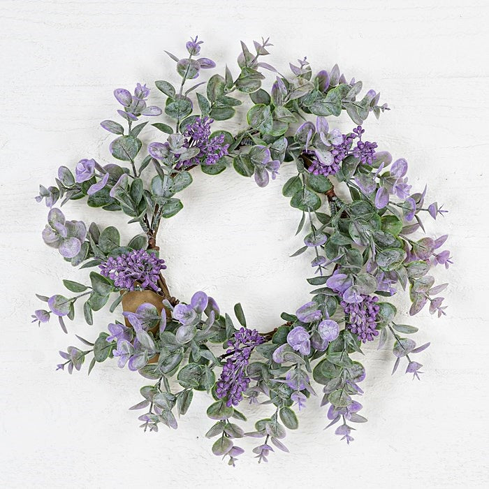 14” Lavender Wreath/Candle Ring