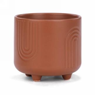 Footed Ceramic Pot 2 Colours