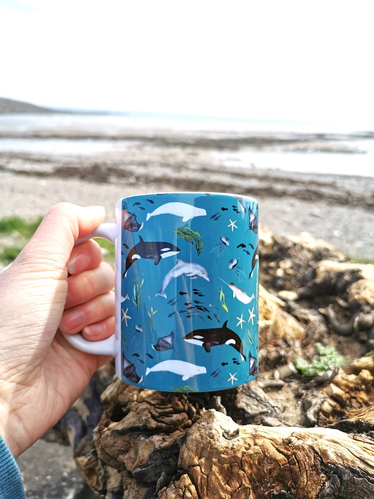 Marine World Whale Ceramic Mug