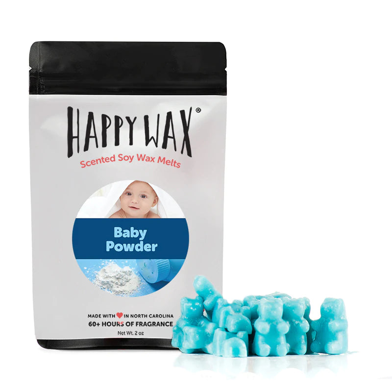 Happy Wax Pouch Pack-Baby Powder