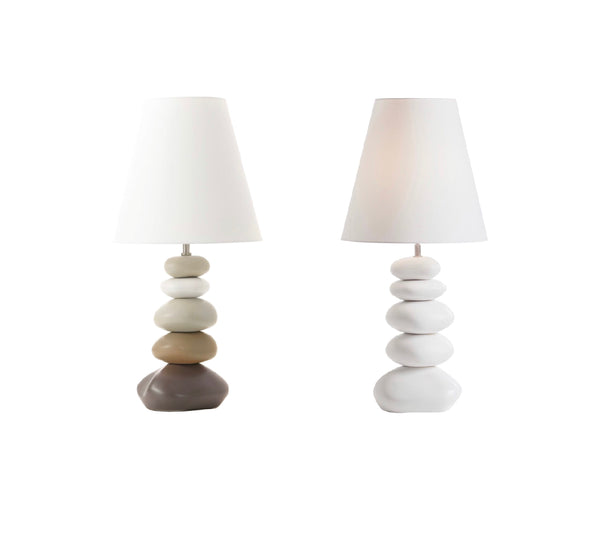 Oslo Stacked Stone Table Lamp Madison Mackenzie Home