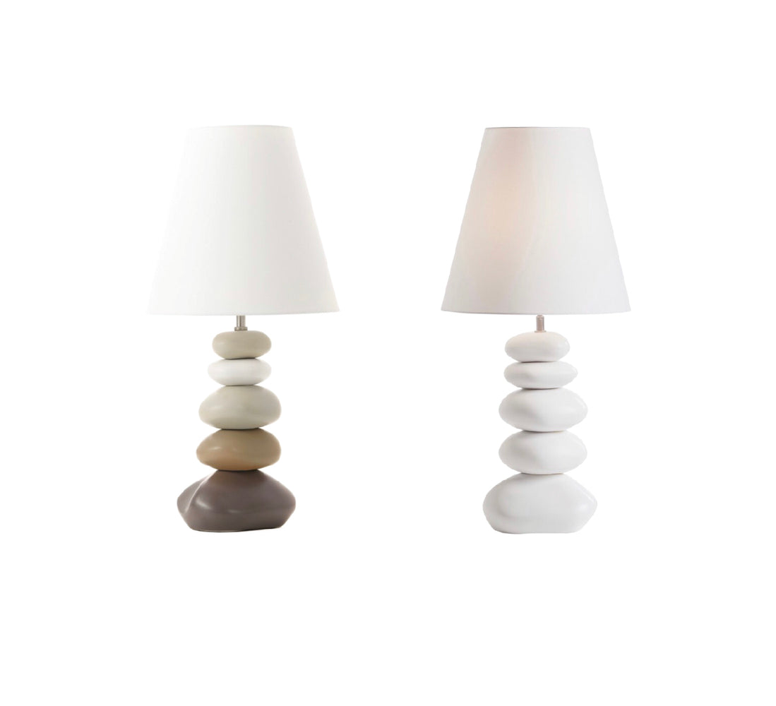Oslo Stacked Stone Table Lamp