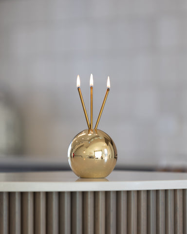 Neva Vase, Gold Metallic