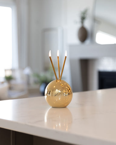 Neva Vase, Gold Metallic