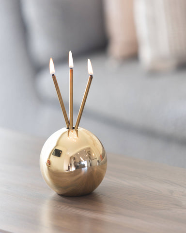 Neva Vase, Gold Metallic