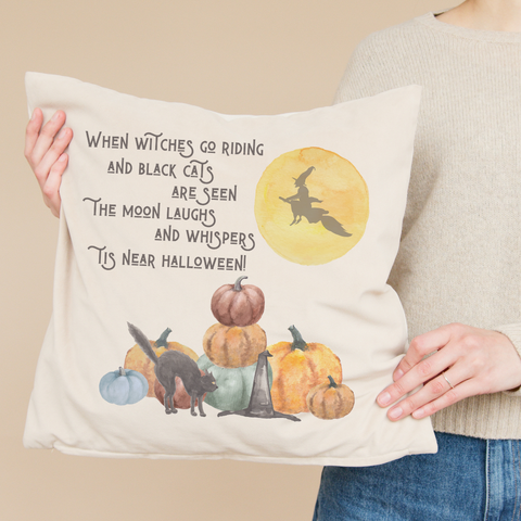 When Witches Go Riding Pillow Cover