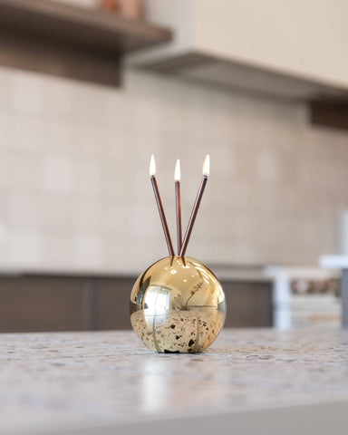 Neva Vase, Gold Metallic