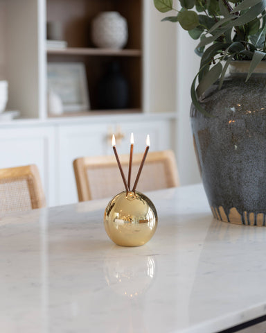Neva Vase, Gold Metallic