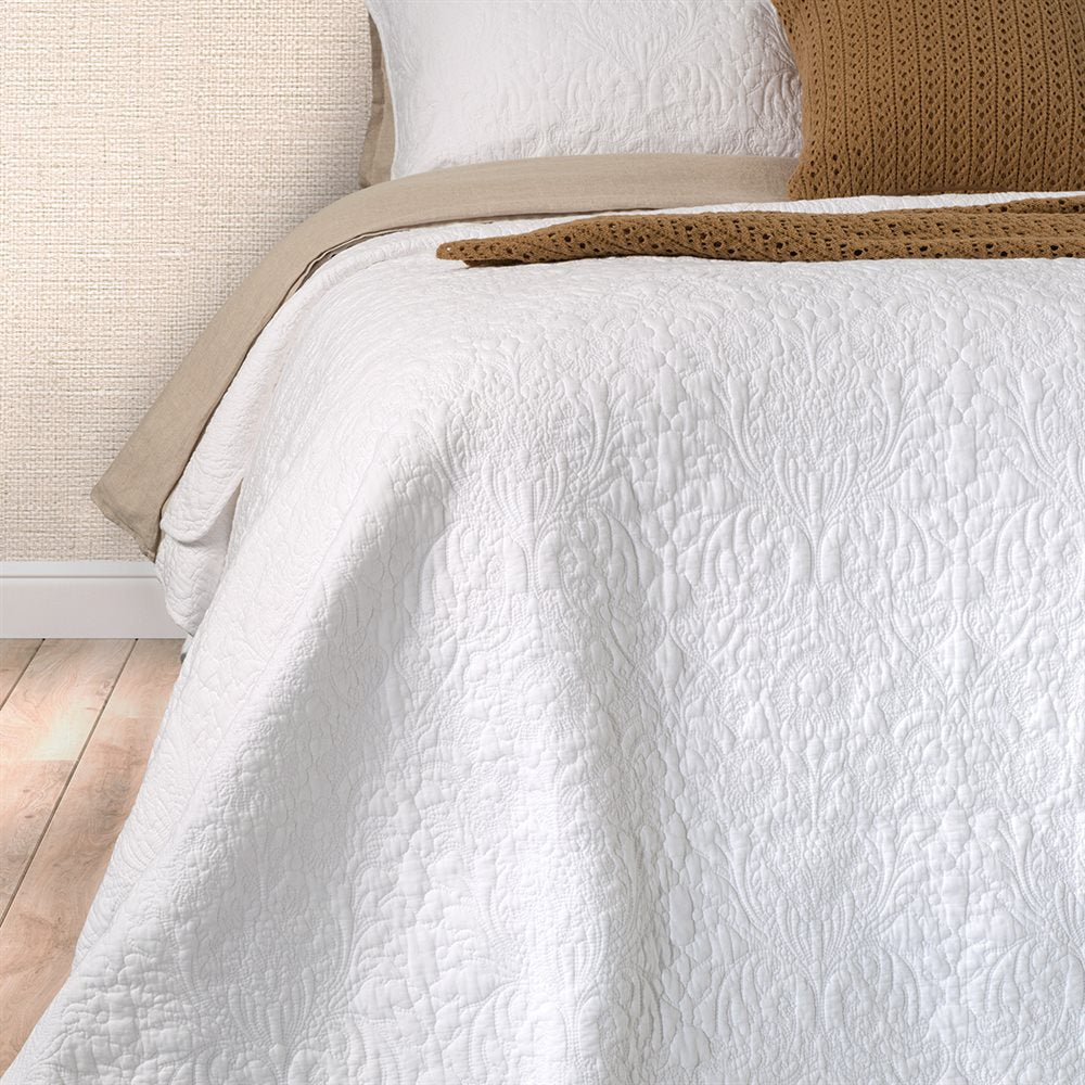 Damask Stitched Quilt Collection