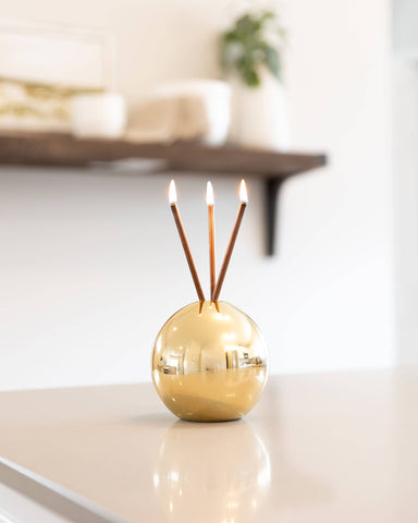 Neva Vase, Gold Metallic