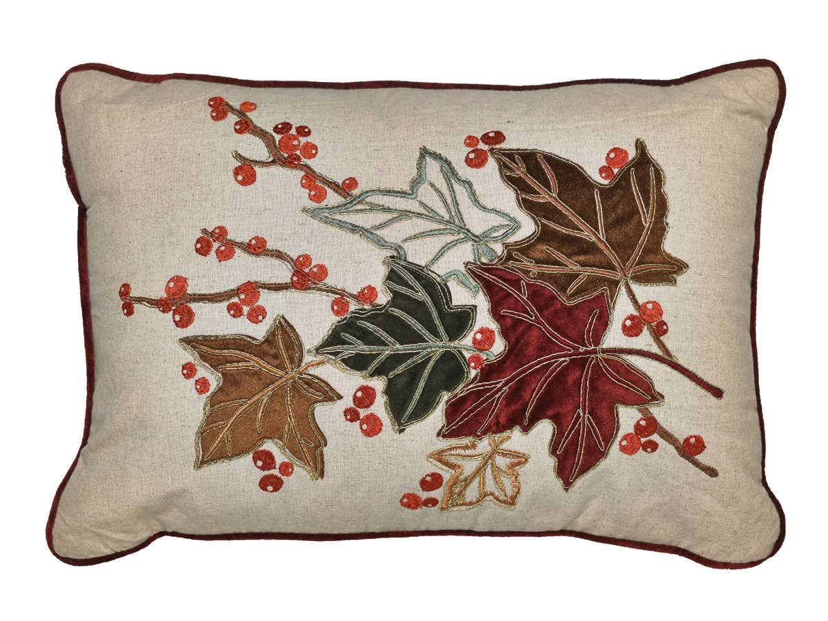 Jewel Leaf 14"x20" Cushion