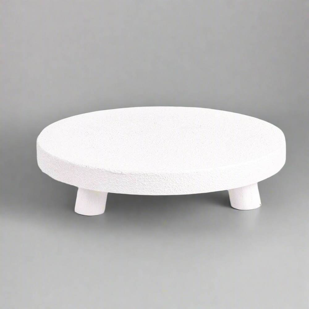 Wooden Pedestal Tray