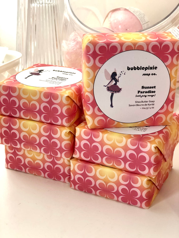 Sunset Paradise Shea Butter Soap