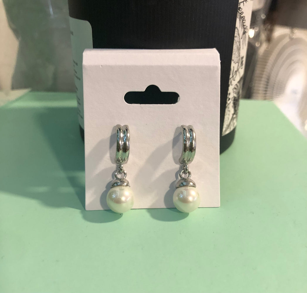 Fancy Pearl Drop Earrings