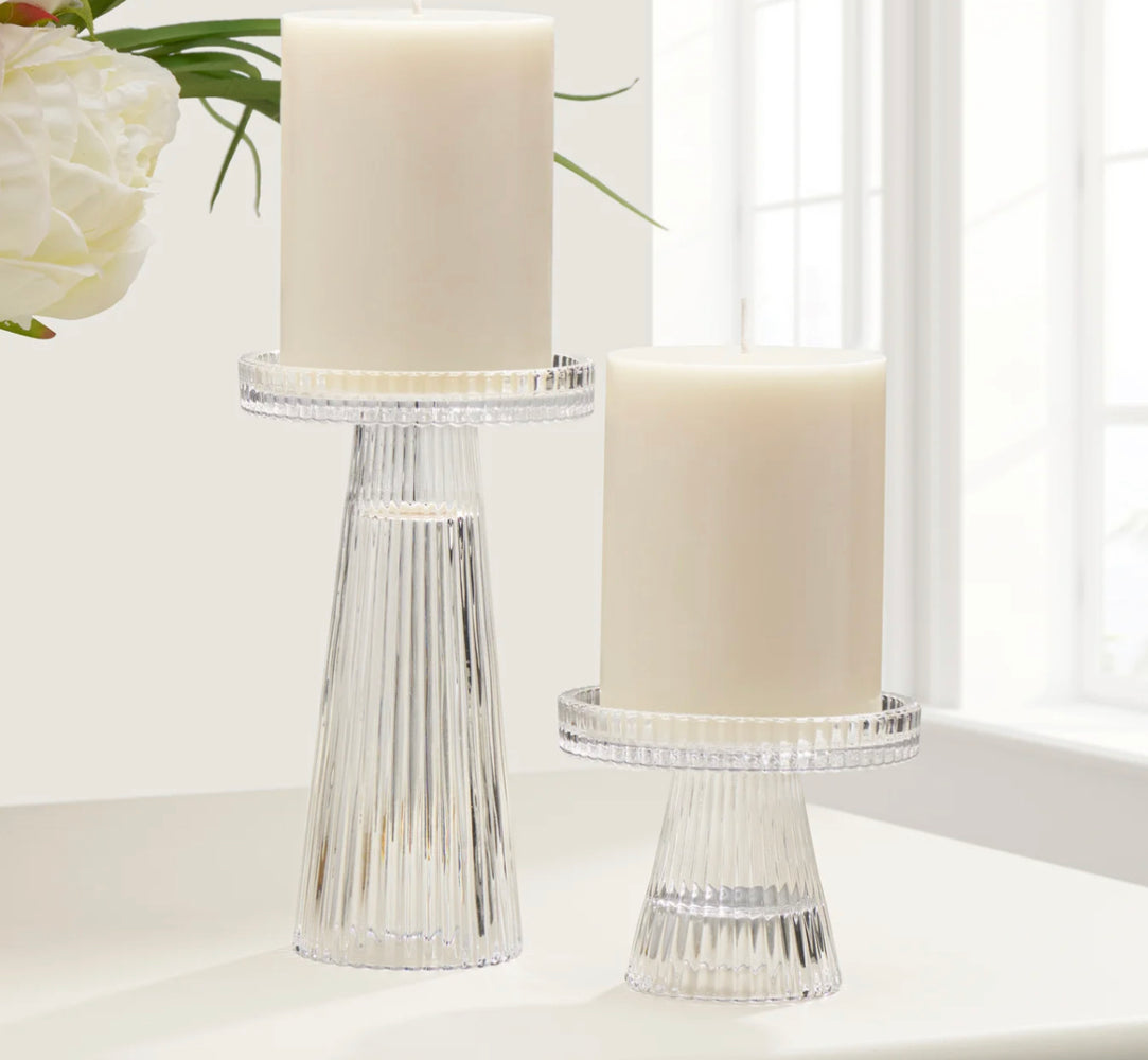 Anya Faceted Reversible Candle Holder