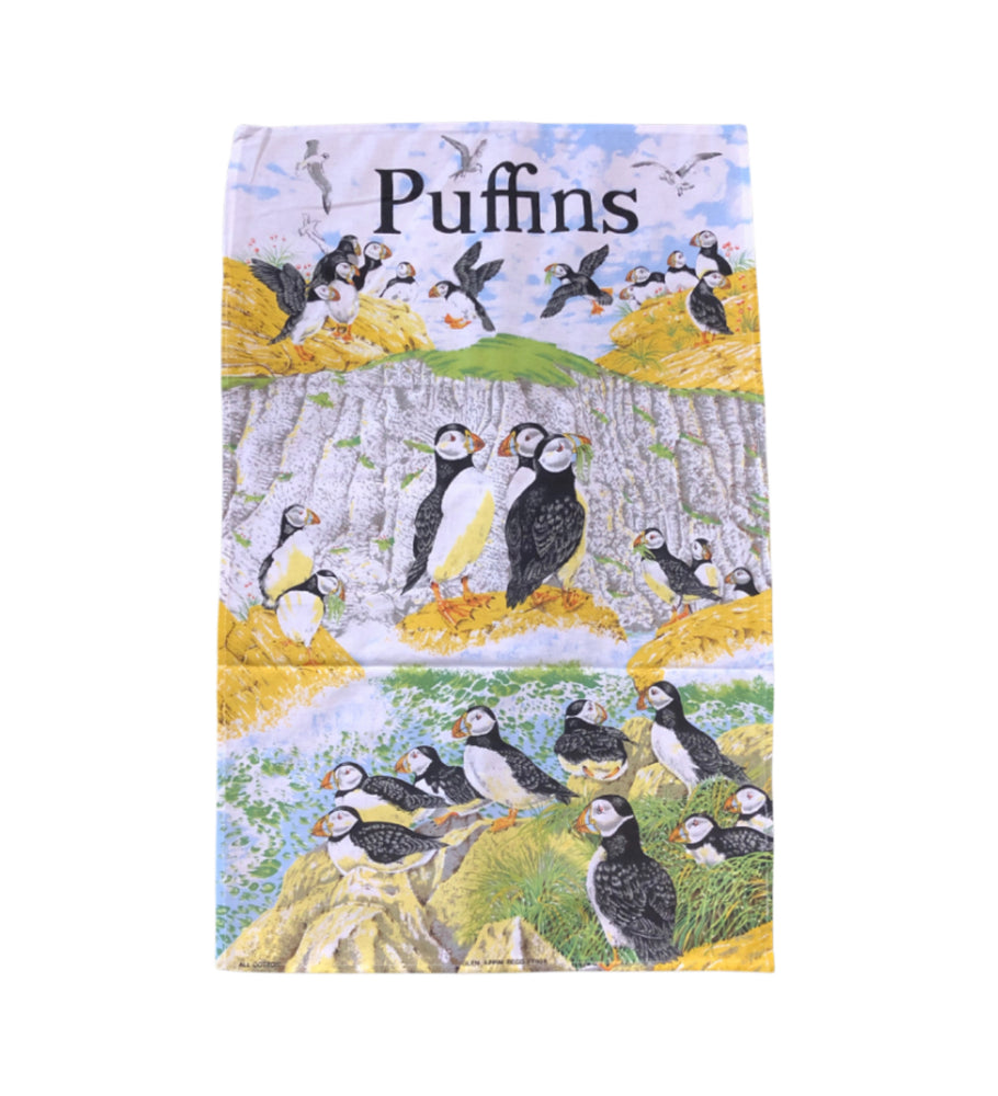 Puffin Tea Towel