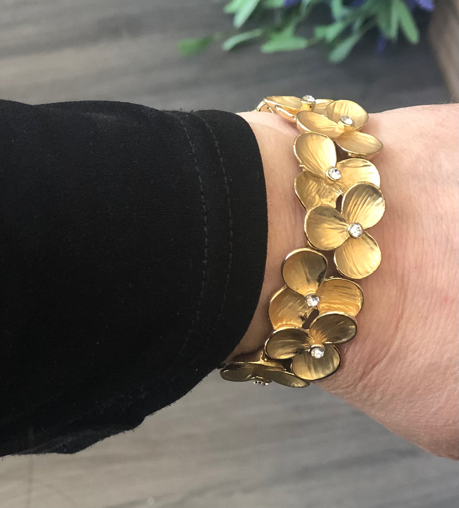 Golden Flower Bracelet