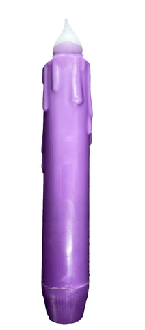Solid Colour Handmade Battery Operated Taper Candles