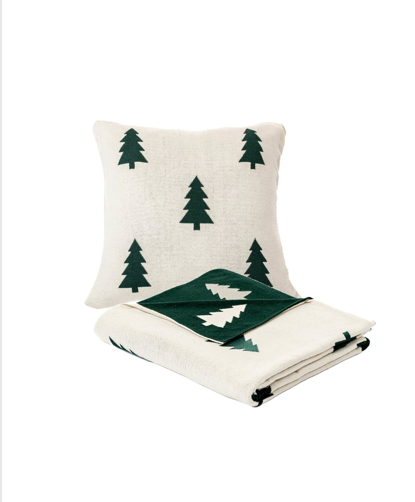 Sapino Knit Throw and Pillow