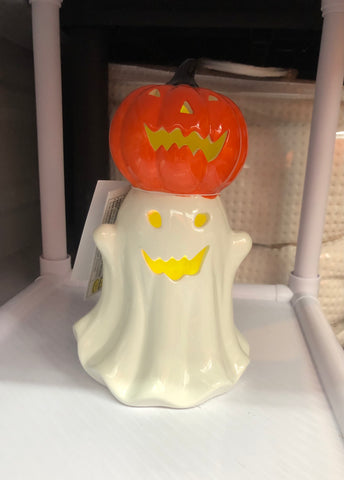 LED Ghost w/Pumpkin