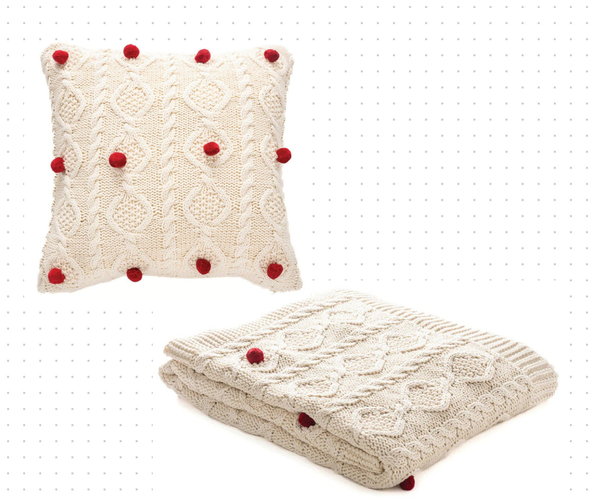 Bell Cream Pillow or Throw