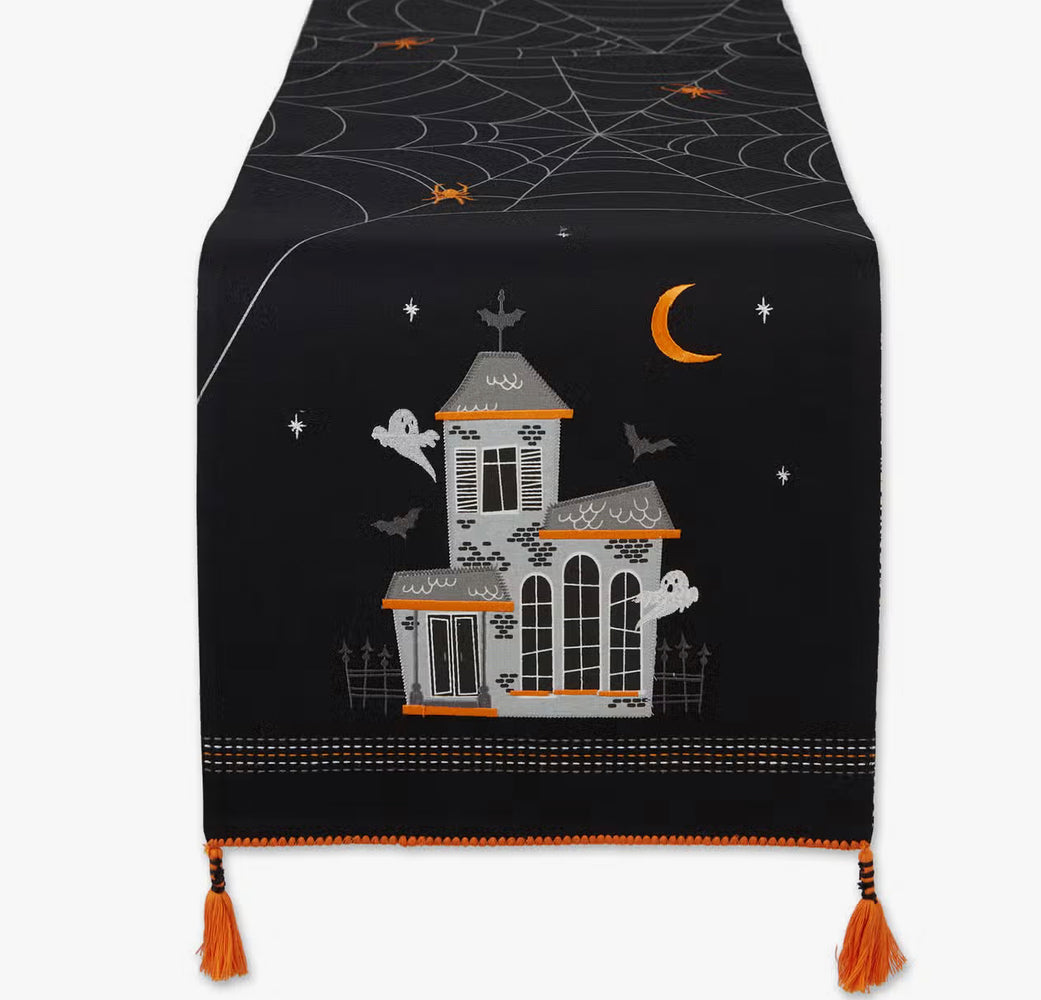 Haunted House Table Runner