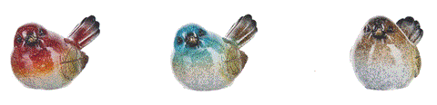 Mini Leaf Bird Figurine