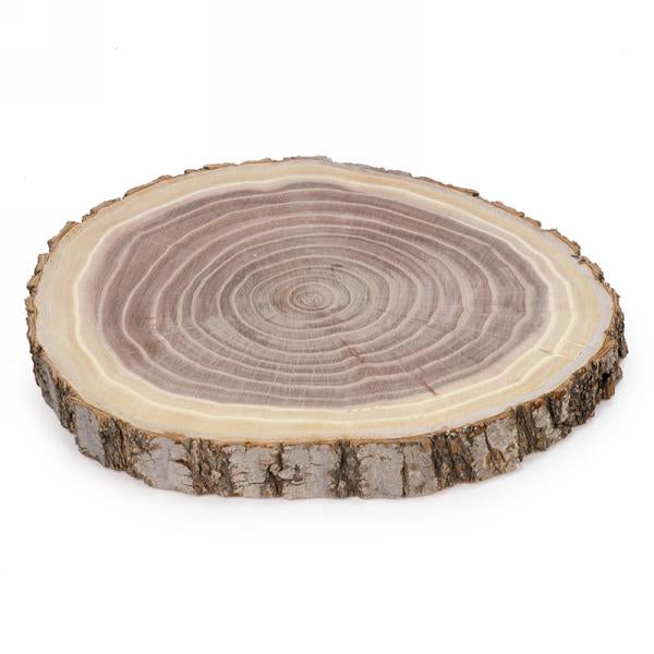 Wood Log Decor Platter