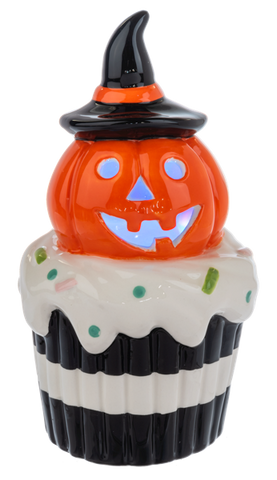 LED Pumpkin Cupcake