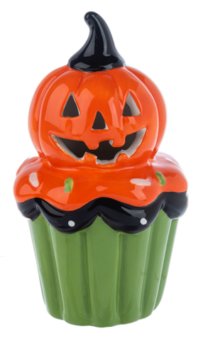 LED Pumpkin Cupcake
