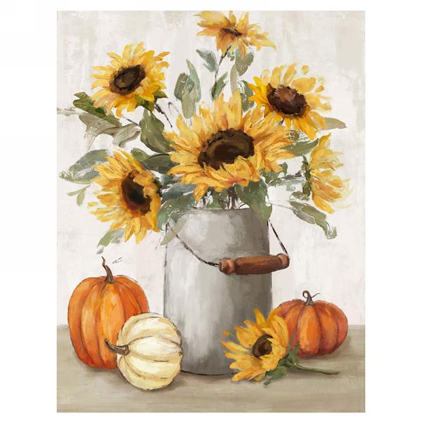 Bunch Of Sunflowers Canvas Print