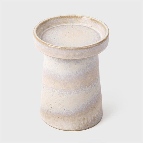 Reactive Glaze Pillar Candle Holder 2 sizes