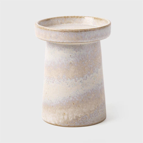 Reactive Glaze Pillar Candle Holder 2 sizes