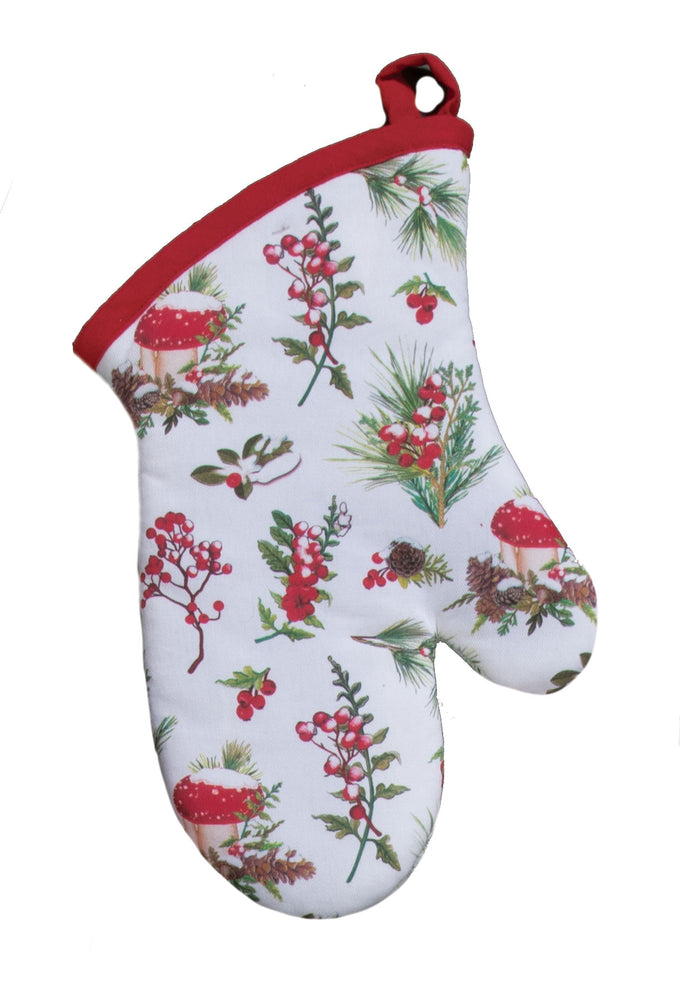 Snow Capped Oven Mitt Pair