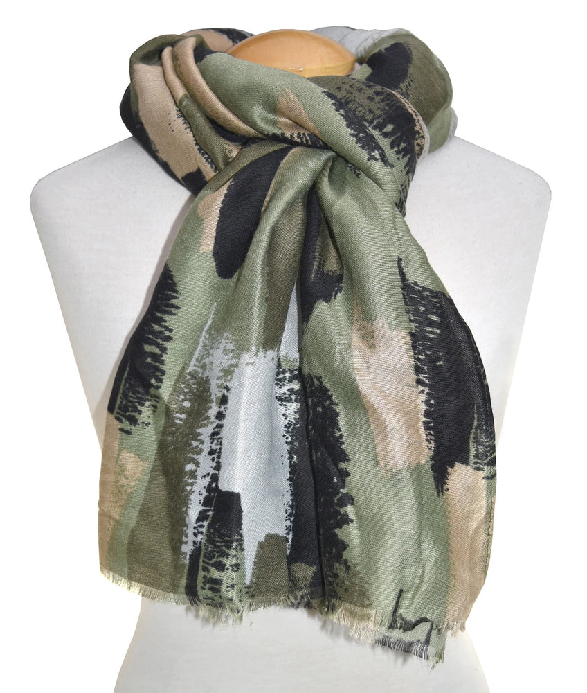 Blush and Camo Scarf