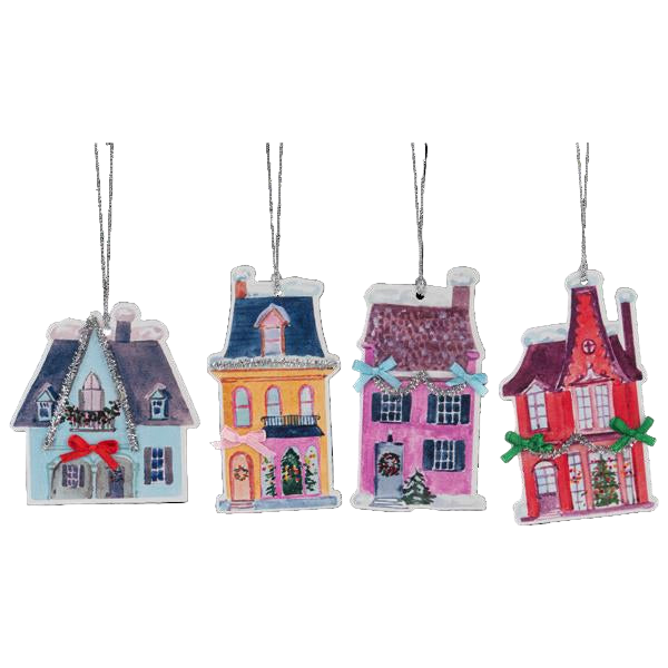 Colourful House Ornament