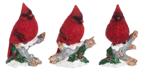 Christmas Cardinal Figurine