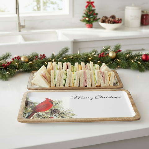 Cardinal Serving Tray Set
