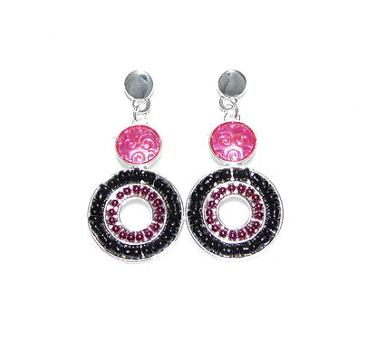 Crystal Ring Earrings