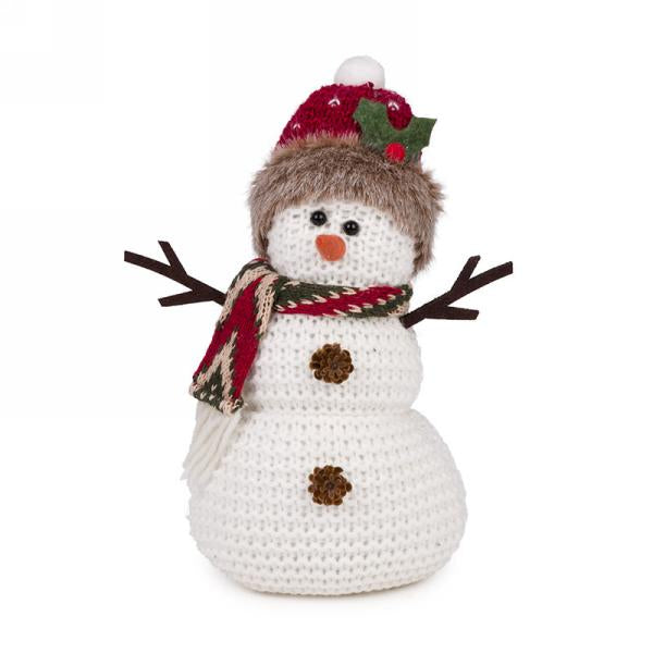 Knit Snowman Figure