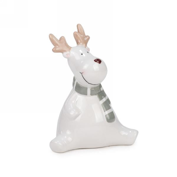 Happy Reindeer Figurine