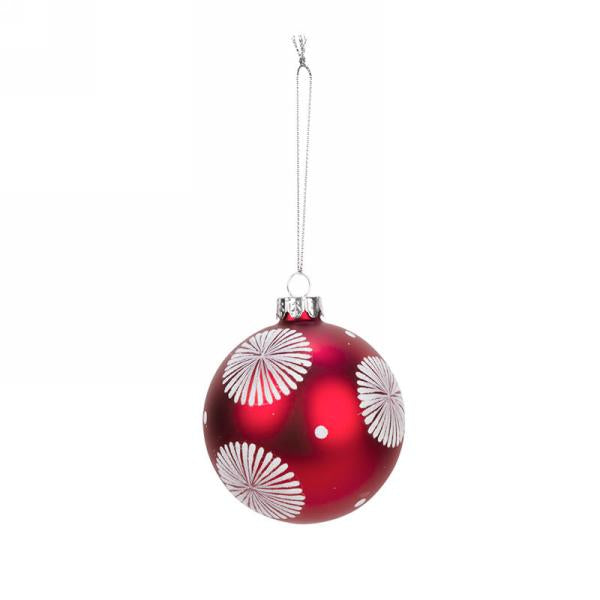 White Fireworks Ornament