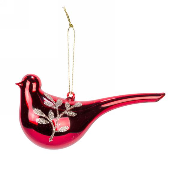 Glass Bird Ornament