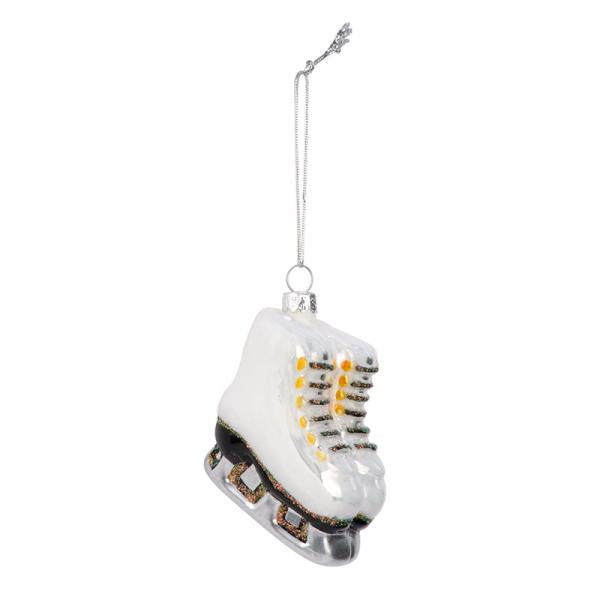 White Skate Ornament