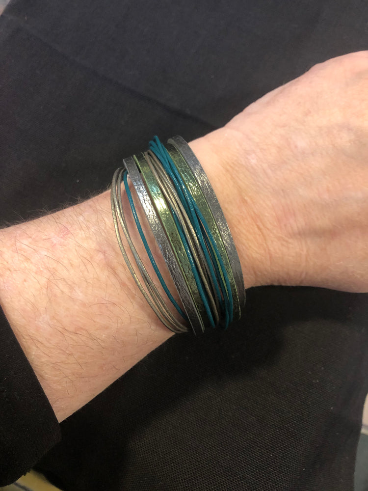Metallic Forest Bracelet