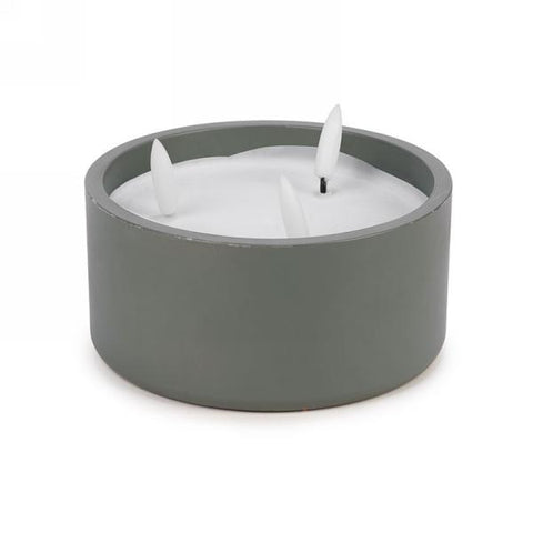 Green Vessel LED Candle