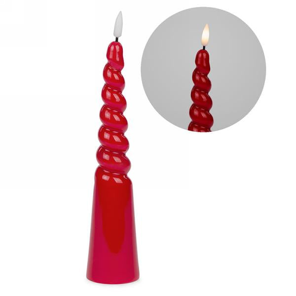 LED Twisted Candle