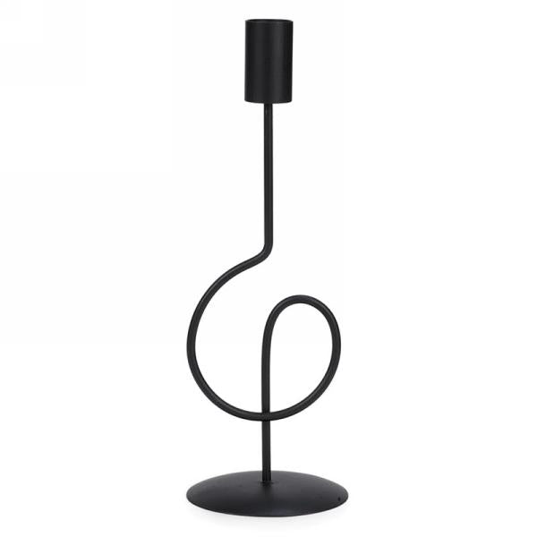 Black Metal Taper Holder
