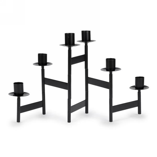 Black Metal Taper Holder